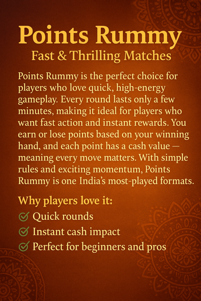 Points Rummy Points Rummy